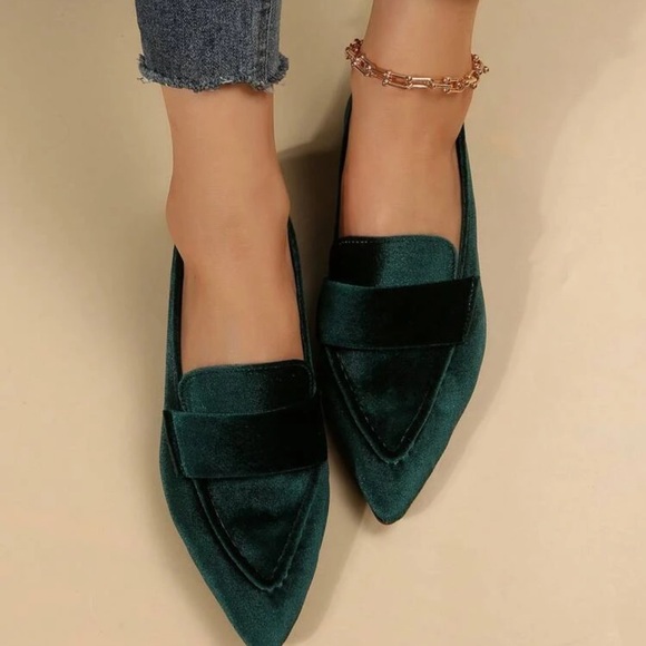Fashionable Flat Loafers For Women, Faux Suede Slip-on Flats - Picture 3 of 3